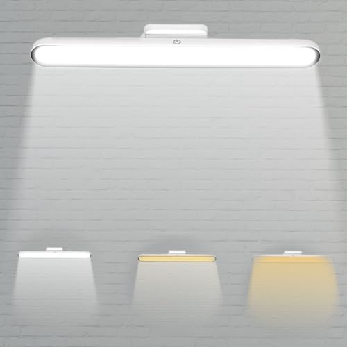 Leikurvo Unterbauleuchte Küche LED, LED Schrankbeleuchtung mit Magnet Dimmbar, LED Lichtleiste mit Aufladbar, Led Lichtleiste mit Aufladbar für Schrankbeleuchtung Tisch Schreibtische, Küchen von Leikurvo