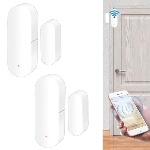 WiFi Türsensor, 2er Set Tür-Fenster-Sensor Drahtloser Fenstertürsensor Alarm, Smart Tuya Türsensor Kostenlose Wireless WiFi Fensterkontaktsensor für Heimsicherheit&Smart Home Automation WiFi Türsensor, 2er Set Tür-Fenster-Sensor Drahtloser Fenstertürsensor Alarm, Smart Tuya Türsensor Kostenlose Wireless WiFi Fensterkontaktsensor für Heimsicherheit&Smart Home Automation von Leikurvo
