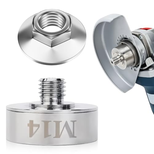 X-LOCK-Adapter auf M14-Gewinde mit O-Ring, M14 XLock Adapter mit Gegenmutter für Winkelschleifer Schneidklinge, Kern Dirll Bit (1 SET) von Leikurvo