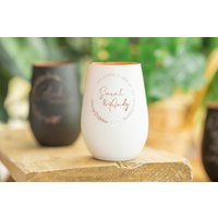 Elegantes Windlicht Aus Glas Personalisiert Mit Wunschmotiv Und Wunschtext - Schafft Atmosphäre Kann Auch Als Trinkglas Verwendet Werden von LeilaniGeschenke