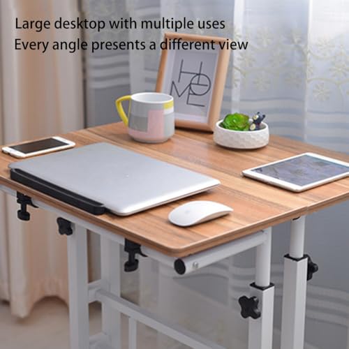 Leilaohu Höhenverstellbar Computertisch Laptoptisch Mit Rollen, Mobiler Schreibtisch PC Tisch Notebooktisch Laptopständer Für Zuhause Und Büro A Leilaohu Höhenverstellbar Computertisch Laptoptisch Mit Rollen, Mobiler Schreibtisch PC Tisch Notebooktisch Laptopständer Für Zuhause Und Büro A von Leilaohu