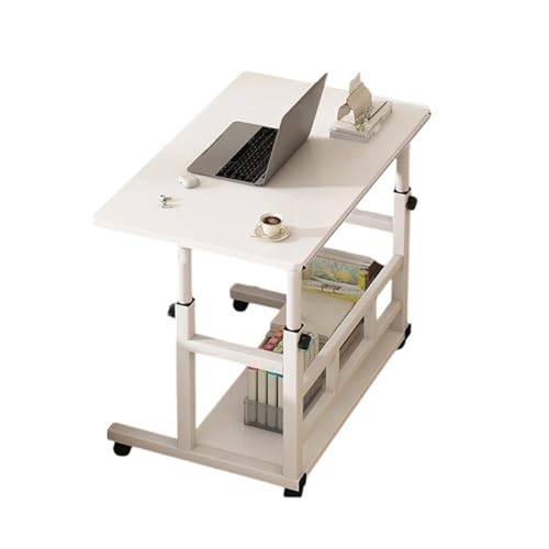 Mobiler Computertisch,Tragbarer Rollschreibtisch Für Kleine Räume, Laptopwagen Mit Stauraum,Höhenverstellbarer Stehtisch Für Wohnzimmer,Schlafzimmer, Büro a Mobiler Computertisch,Tragbarer Rollschreibtisch Für Kleine Räume, Laptopwagen Mit Stauraum,Höhenverstellbarer Stehtisch Für Wohnzimmer,Schlafzimmer, Büro a von Leilaohu
