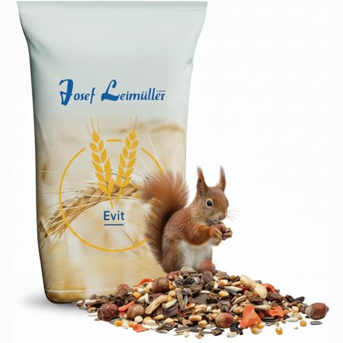 Leimüller Premium Eichhörnchenfutter 20 kg - Artgerechte Mischung mit ganzen Haselnüssen & Mehlwürmern - Frisches Futter für Eichhörnchen & Streifenhörnchen aus Österreich Leimüller Premium Eichhörnchenfutter 20 kg - Artgerechte Mischung mit ganzen Haselnüssen & Mehlwürmern - Frisches Futter für Eichhörnchen & Streifenhörnchen aus Österreich von Leimüller