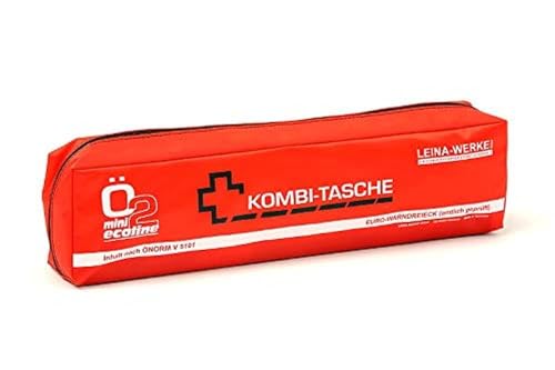 LEINAWERKE 32034 Mini-Kombitasche XS ÖNORM Ö2 XS schwarz - weiß, ohne Klett, 5 Stk. von LEINA-WERKE