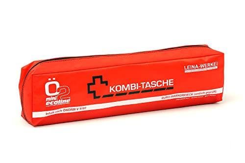 LEINAWERKE 32042 Mini-Kombitasche XS ÖNORM Ö2 XS schwarz - weiß/rot, ohne Klett, 5 Stk. von LEINA-WERKE