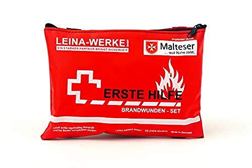 LEINAWERKE 41000 Brandwunden-Set, 2-farbig-rot, 1 Stk. von LEINA-WERKE