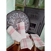 Antike Handgewebte, Lange | 106cm, Leinentücher von LeinenfrauMaKe