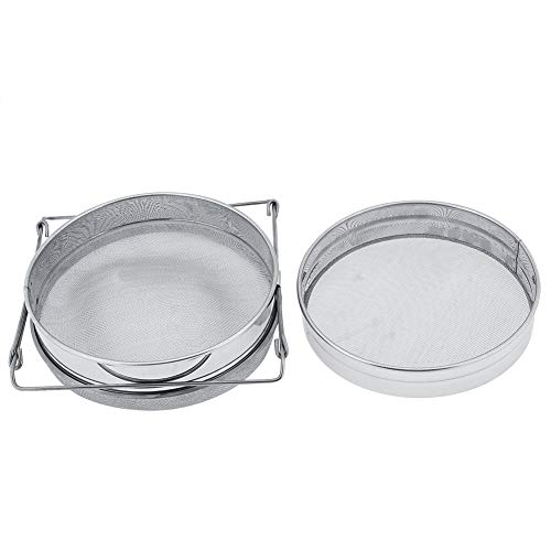 Honig Sieb - Edelstahl Doppelsieb Honigsieb mit dehnbarem Griff Honig Sieve Sieb Mesh-Screen-Geräte Honig Sieb - Edelstahl Doppelsieb Honigsieb mit dehnbarem Griff Honig Sieve Sieb Mesh-Screen-Geräte von Leinggg