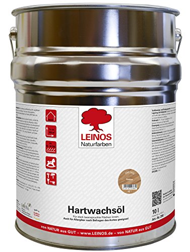 Leinos 290 Hartwachsöl 032 Glänzend 10 l von Leinos Naturfarben