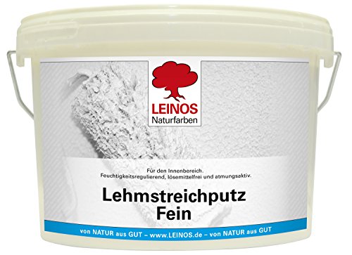 Leinos 658 Lehmstreichputz Fein 2,50 l von Leinos Naturfarben