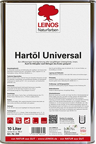 Leinos 259 Hartöl Universal 10 l von Leinos Naturfarben