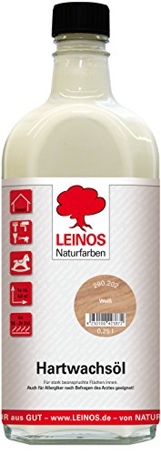 Leinos 290 Hartwachsöl 202 Weiß 0,25 l von Leinos Naturfarben