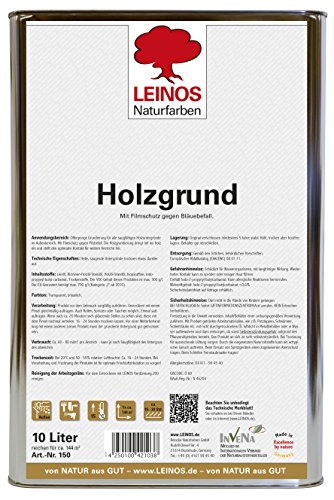 Leinos 150 Holzgrund 10 l von Leinos Naturfarben