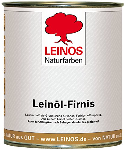 Leinos 230 Leinöl-Firnis für Innen & Außen 0,75 l von Leinos Naturfarben