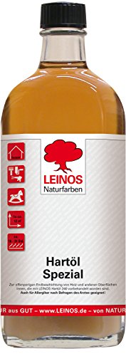 Leinos Spezial Hartöl 250 ml | Farbloses Versiegelungsöl | Holzöl für effektive Endbeschichtung und langanhaltenden Schutz im Innenbereich von Leinos Naturfarben