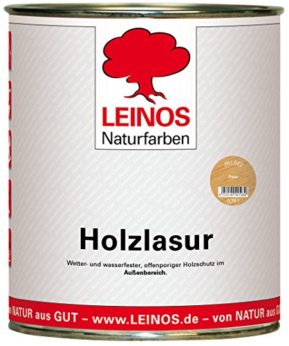 LEINOS 260 Holzlasur für Außen 022 Pinie 0,75 L – Wetterfeste Lasur auf Naturöl-Basis – Atmungsaktiv, Lösemittelfrei & UV-beständig – Für Zäune, Carports, Holzfassaden & Gartenmöbel LEINOS 260 Holzlasur für Außen 022 Pinie 0,75 L – Wetterfeste Lasur auf Naturöl-Basis – Atmungsaktiv, Lösemittelfrei & UV-beständig – Für Zäune, Carports, Holzfassaden & Gartenmöbel von Leinos Naturfarben