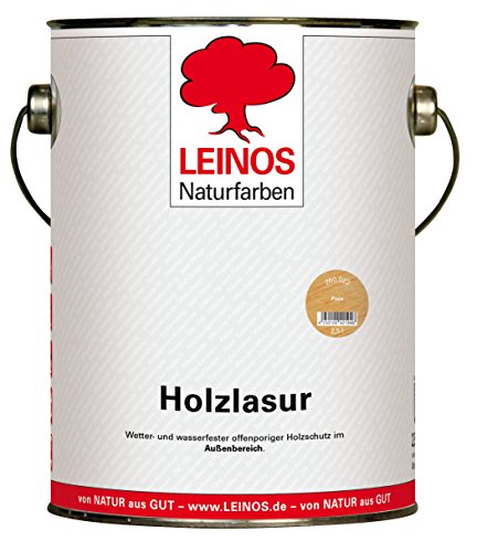 Leinos 260 Holzlasur für Außen 022 Pinie 2,5 l von Leinos Naturfarben
