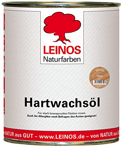 Leinos 290 Hartwachsöl 002 Farblos 0,75 l von Leinos Naturfarben