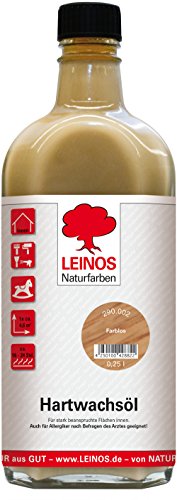 Leinos 290 Hartwachsöl 002 Farblos 0,25 l von Leinos Naturfarben