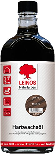 Leinos 290 Hartwachsöl 102 Ebenholz 0,25 l von Leinos Naturfarben