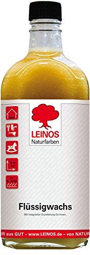 Leinos 342 Flüssigwachs für Innen mit integrierter Grundierung 0,25 l von Leinos Naturfarben