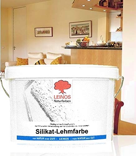 Leinos 689 Silikat-Lehmfarbe 10 l von Leinos Naturfarben