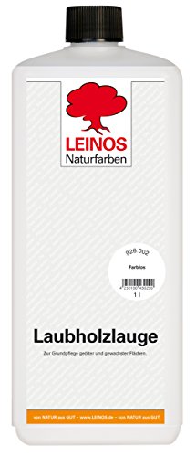 Leinos 926 Laubholzlauge 1,00 l Farblos von Leinos Naturfarben