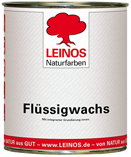 Leinos 342 Flüssigwachs für Innen mit integrierter Grundierung 0,75 l von Leinos Naturfarben