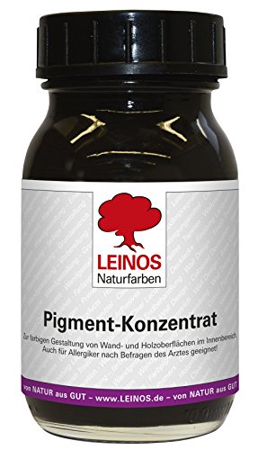 Leinos 668 Pigment-Konzentrat 320 Ebenholz-Schwarz 100ml von Leinos Naturfarben