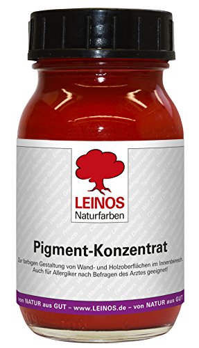 Leinos 668 Pigment-Konzentrat 337 Krapp-Dunkelrot 100ml von Leinos Naturfarben