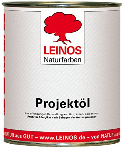 Leinos 250 Projektöl für Innen seidenglänzend 0,75 l von Leinos Naturfarben