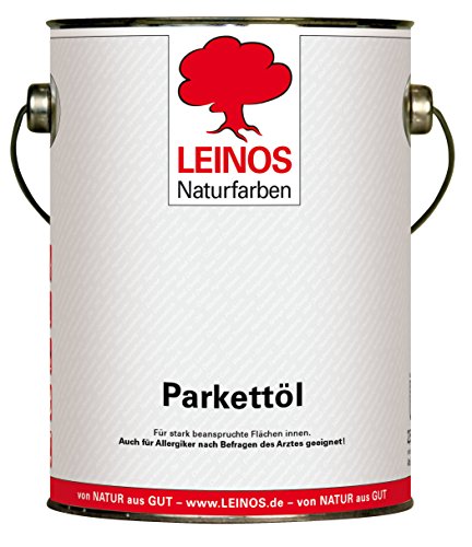 Leinos 252 Parkettöl für Innen, seidenmatt 002 Farblos 2,5 l von Leinos Naturfarben