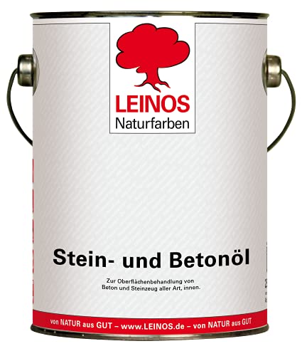 Leinos 254 Stein- und Betonöl für Innen 002 Farblos 2,5 l von Leinos Naturfarben