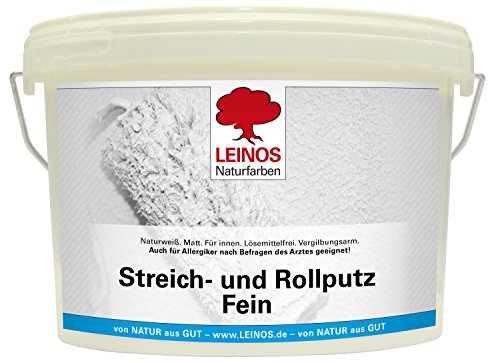 Leinos Streich- und Rollputz, Fein, 2,50 l von Leinos Naturfarben