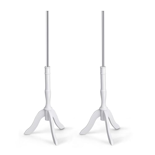 Leinuosen Mannequin-Ständer, Holz, Dreibein, Schneiderform, 114 cm, kompatibel mit den meisten Standard-Schaufensterpuppen für Schaufenster, Bekleidungsstudios, 2 Stück, Weiß Leinuosen Mannequin-Ständer, Holz, Dreibein, Schneiderform, 114 cm, kompatibel mit den meisten Standard-Schaufensterpuppen für Schaufenster, Bekleidungsstudios, 2 Stück, Weiß von Leinuosen