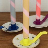 Holde Isolde - Kerzenhalter Für Untertassen | Varianten von LeisesLaut