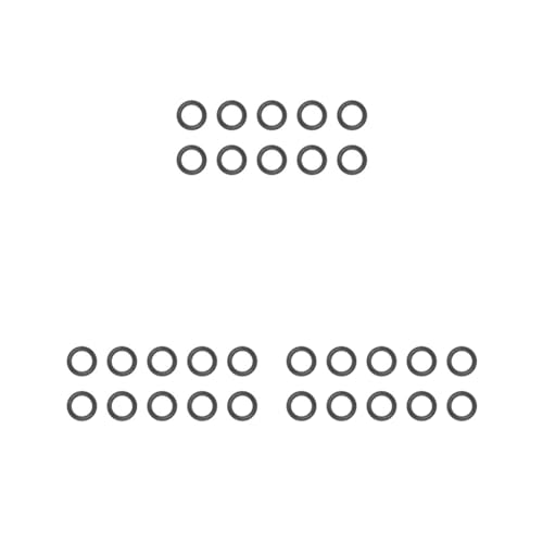 3 Set 10 Stück O-Ringe Ersatzteile Hochdruckreiniger Set Gummiringe für, Schwarz, 10 mm 3 Set 10 Stück O-Ringe Ersatzteile Hochdruckreiniger Set Gummiringe für, Schwarz, 10 mm von Leisurealeaneag