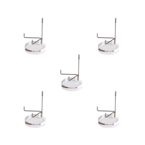 5 Set 1 Stück Acryl Display Ständer Rack Runde Basis für Mineralien Felsen Steine L von Leisurealeaneag