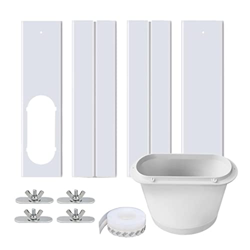 Klimaanlagen-Fenster-Kit mit Kupplung, universeller 150 mm Fensteradapter, 4 Stück von Leisurealeaneag