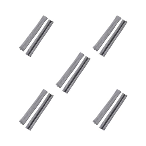 Leisurealeaneag 5 set 2/Set Reißverschluss waschbar elastische Stuhl Armlehne Schonbezug Armlehne Schonbezug Dunkelgrau, Dunkelgrau von Leisurealeaneag