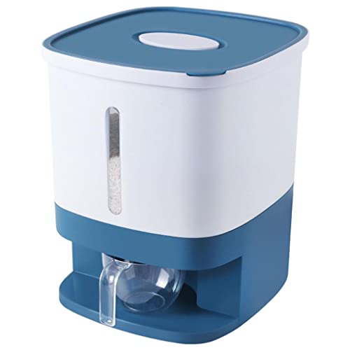 Reisbehälter für Getreide und Getreidemaschine Müsli Spender Box Blau von Leisurealeaneag
