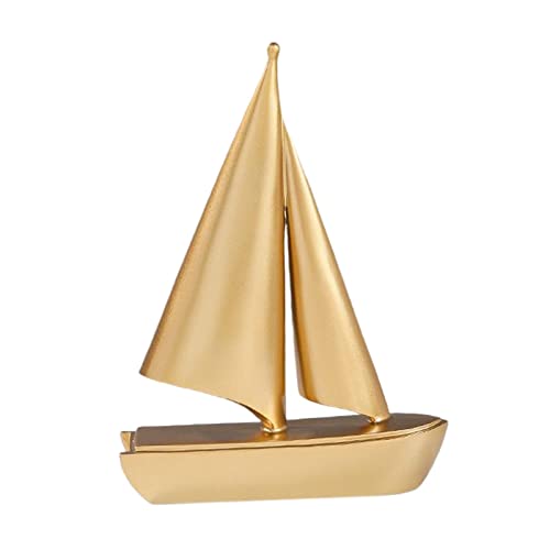 Leisurealeaneag Segelschiff Statue Segelboot Modell Segelboot Figur für Schlafzimmer Gold 25 x 4 x 17 cm Leisurealeaneag Segelschiff Statue Segelboot Modell Segelboot Figur für Schlafzimmer Gold 25 x 4 x 17 cm von Leisurealeaneag