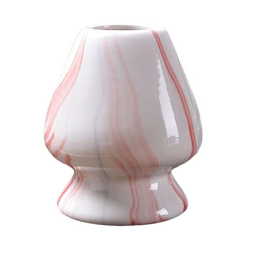 Traditioneller Matcha-Schneebesenständer, Teegeschirr, Tee-Zeremonie, Chasen-Ständer für Zuhause, Rosa und Weiß, 6,5 x 7,5 cm Traditioneller Matcha-Schneebesenständer, Teegeschirr, Tee-Zeremonie, Chasen-Ständer für Zuhause, Rosa und Weiß, 6,5 x 7,5 cm von Leisurealeaneag