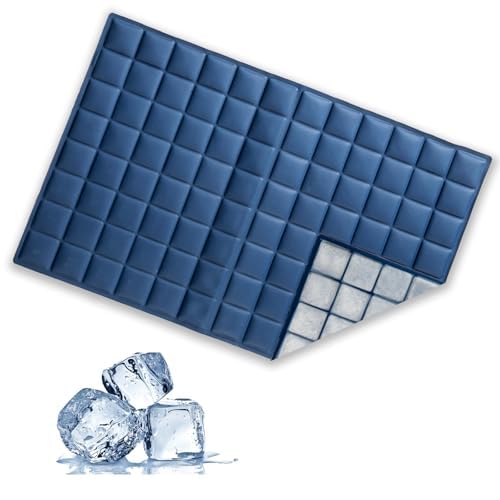 Leisuremix PCM Kühlmatte für Hunde selbstkühlend, 37 x 25cm Hundedecke Katze Haustiere Kühldecke (Dunkelblau) Leisuremix PCM Kühlmatte für Hunde selbstkühlend, 37 x 25cm Hundedecke Katze Haustiere Kühldecke (Dunkelblau) von Leisuremix