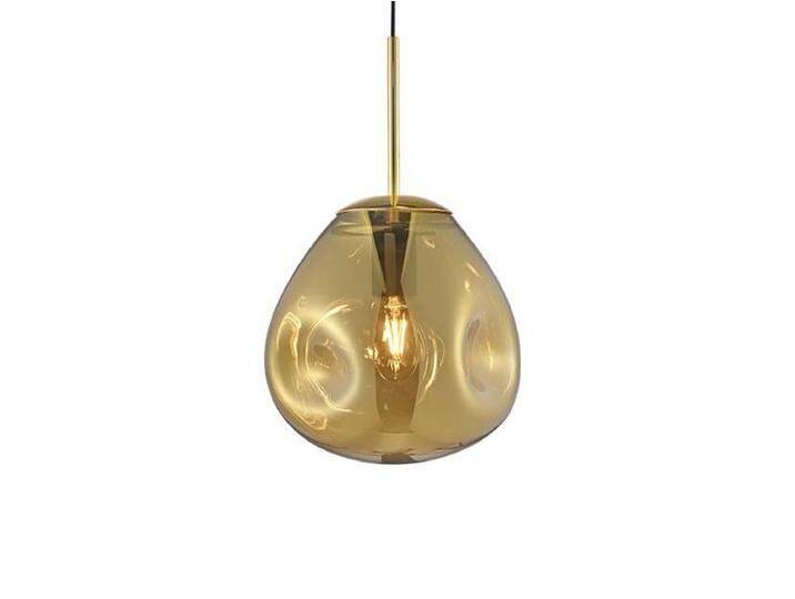 LEITMOTIV Hängelampe Shine goldfarben Glas 10x10x22 cm NADUVI von Leitmotiv