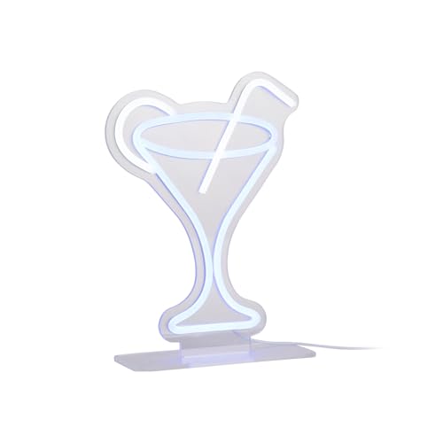 Leitmotiv Neon Light Cocktail w. Straw Blue Leitmotiv Neon Light Cocktail w. Straw Blue von Leitmotiv
