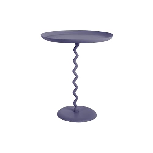 Leitmotiv Beistelltisch Zig Zag - Nachtblau - Ø44cm - Rund - Eisen - Couchtisch - Sofatisch - Kleiner Tisch für Wohnzimmer & Schlafzimmer Leitmotiv Beistelltisch Zig Zag - Nachtblau - Ø44cm - Rund - Eisen - Couchtisch - Sofatisch - Kleiner Tisch für Wohnzimmer & Schlafzimmer von Leitmotiv