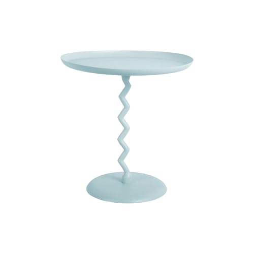 Leitmotiv Beistelltisch Zig Zag - Sanftes Blau - Ø40cm - Rund - Eisen - Couchtisch - Sofatisch - Kleiner Tisch für Wohnzimmer & Schlafzimmer Leitmotiv Beistelltisch Zig Zag - Sanftes Blau - Ø40cm - Rund - Eisen - Couchtisch - Sofatisch - Kleiner Tisch für Wohnzimmer & Schlafzimmer von Leitmotiv