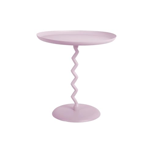 Leitmotiv Beistelltisch Zig Zag - Sanftes Lila - Ø40cm - Rund - Eisen - Couchtisch - Sofatisch - Kleiner Tisch für Wohnzimmer & Schlafzimmer Leitmotiv Beistelltisch Zig Zag - Sanftes Lila - Ø40cm - Rund - Eisen - Couchtisch - Sofatisch - Kleiner Tisch für Wohnzimmer & Schlafzimmer von Leitmotiv