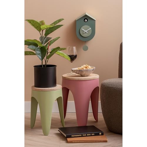 Leitmotiv Hocker Double Funky - Hellrosa - Ø24cm - Rund - Eisen - Küchenhocker - Barstühle - Hocker für Esszimmer - Küche - Theke - Bar Leitmotiv Hocker Double Funky - Hellrosa - Ø24cm - Rund - Eisen - Küchenhocker - Barstühle - Hocker für Esszimmer - Küche - Theke - Bar von Leitmotiv